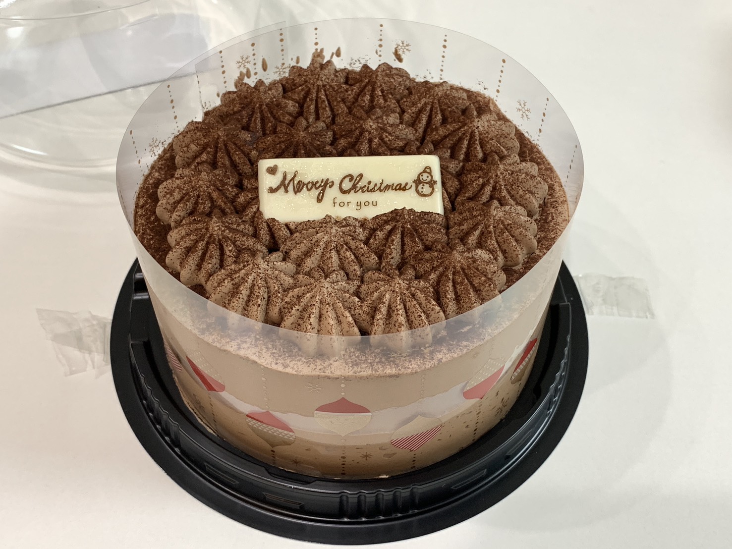 セコマのクリスマスチョコショートケーキを買ってみた ｜ 札幌市民が